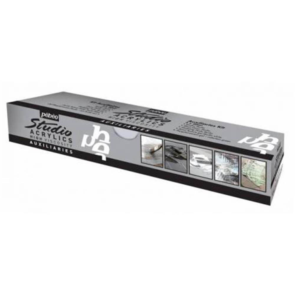 Pebeo Studio Acrylic Auxiliaries Set 5 x 40ml